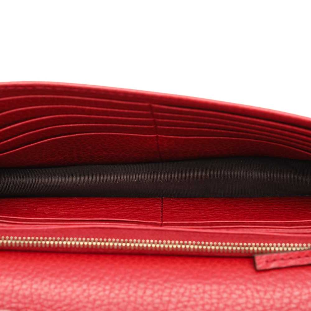 Red Gucci Interlocking G Wallet On Chain - image 5