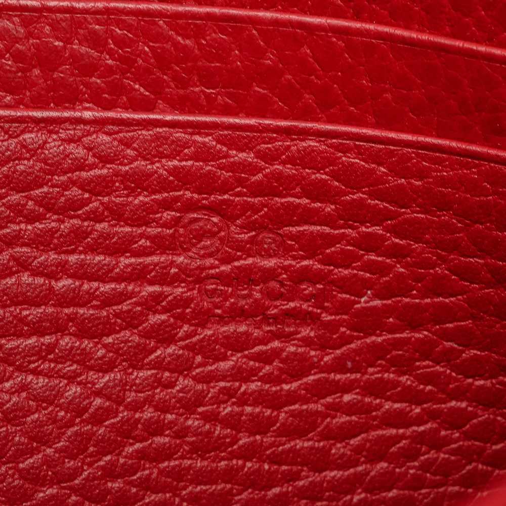 Red Gucci Interlocking G Wallet On Chain - image 6