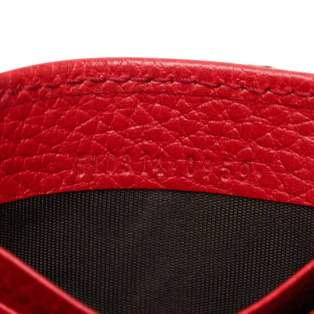 Red Gucci Interlocking G Wallet On Chain - image 7
