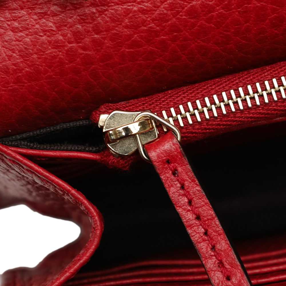 Red Gucci Interlocking G Wallet On Chain - image 8