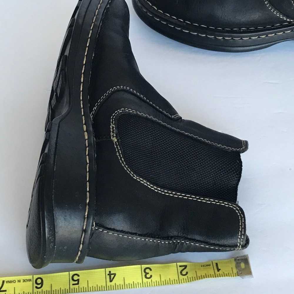Born Chukka Slip Pull On Chunky Ankle Boots Black… - image 11