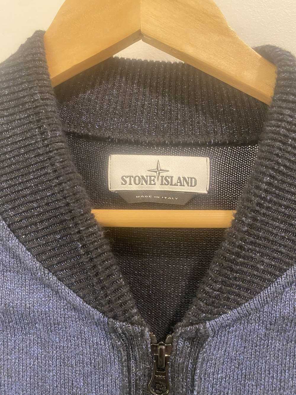 Stone Island RARE Stone Island Wool Cardigan - image 2