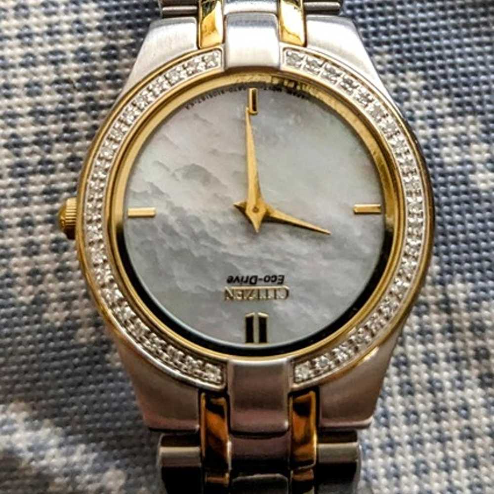 vintage gold and silver ladies watch - image 1