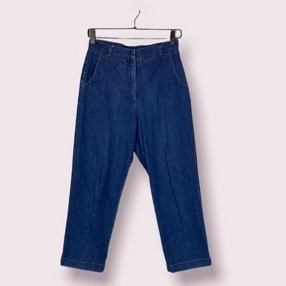 Vintage cropped ankle jeans - image 1