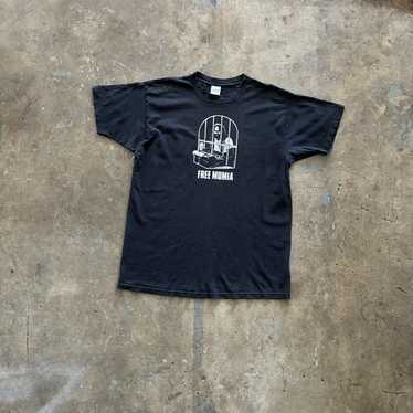 90’s Keith Haring Mumia Abu-Jamal Tee Keith Haring × Vintage 1999 Vintage Mumia Abu Jamal Keith