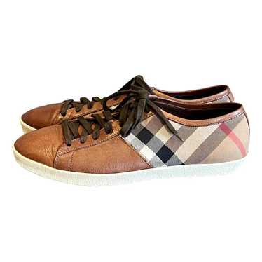 Burberry Leather low trainers
