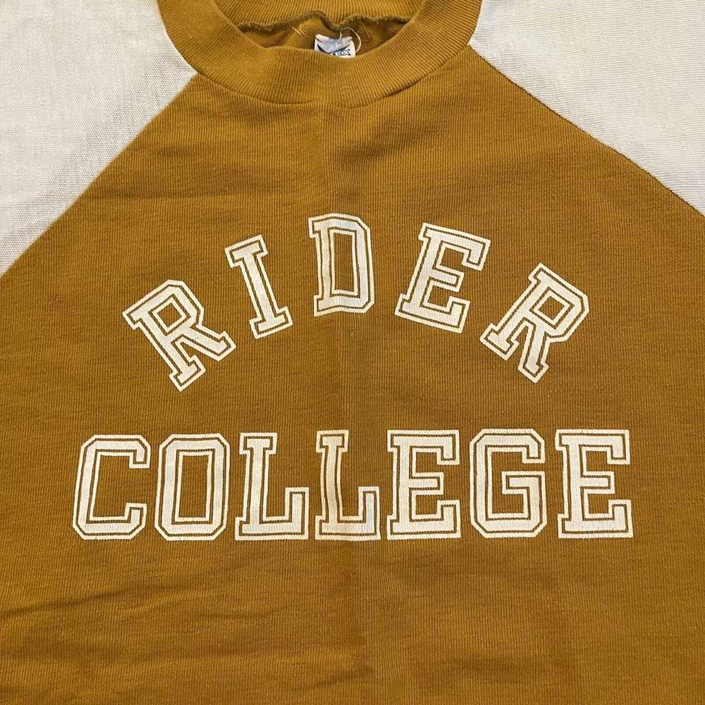 Vtg 60's Artex Rider University Broncos TShirt XL… - image 4