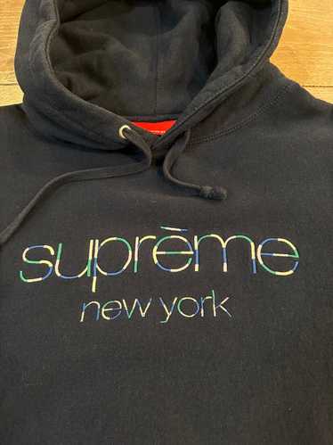 Supreme Supreme Multicolor classic logo hoodie