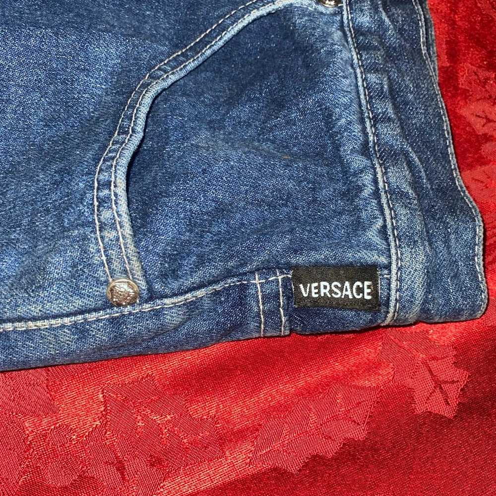 Vintage Versace Jeans Couture Denim Medusa Made i… - image 3
