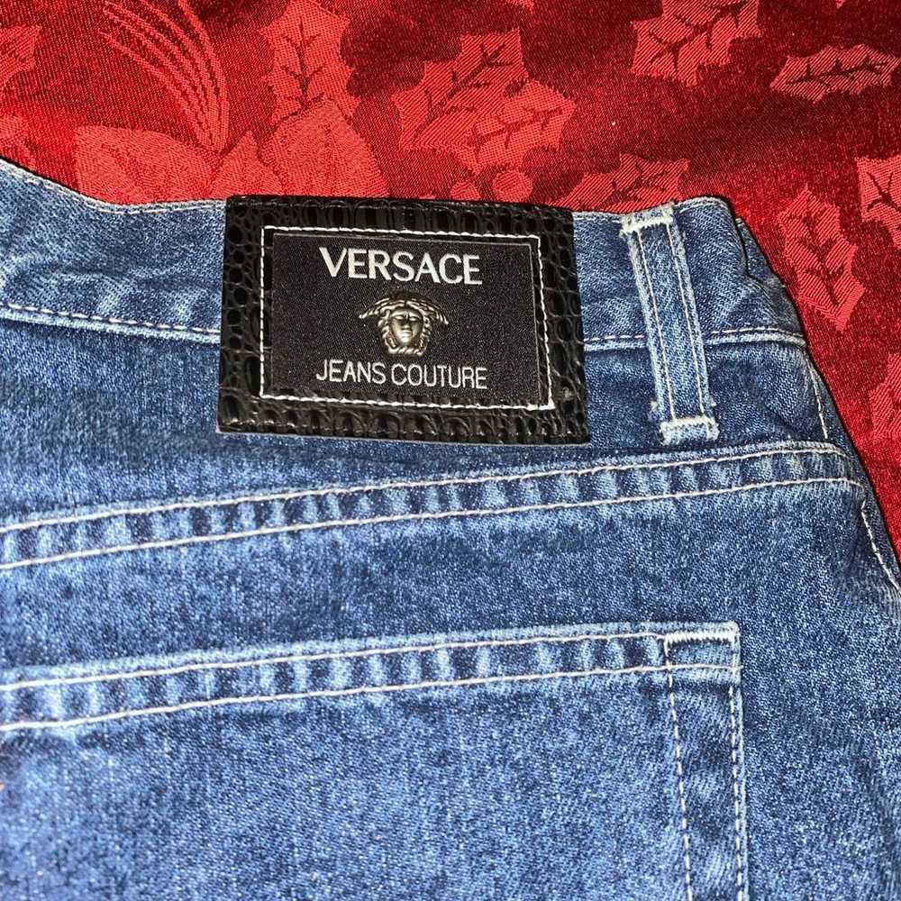 Vintage Versace Jeans Couture Denim Medusa Made i… - image 9