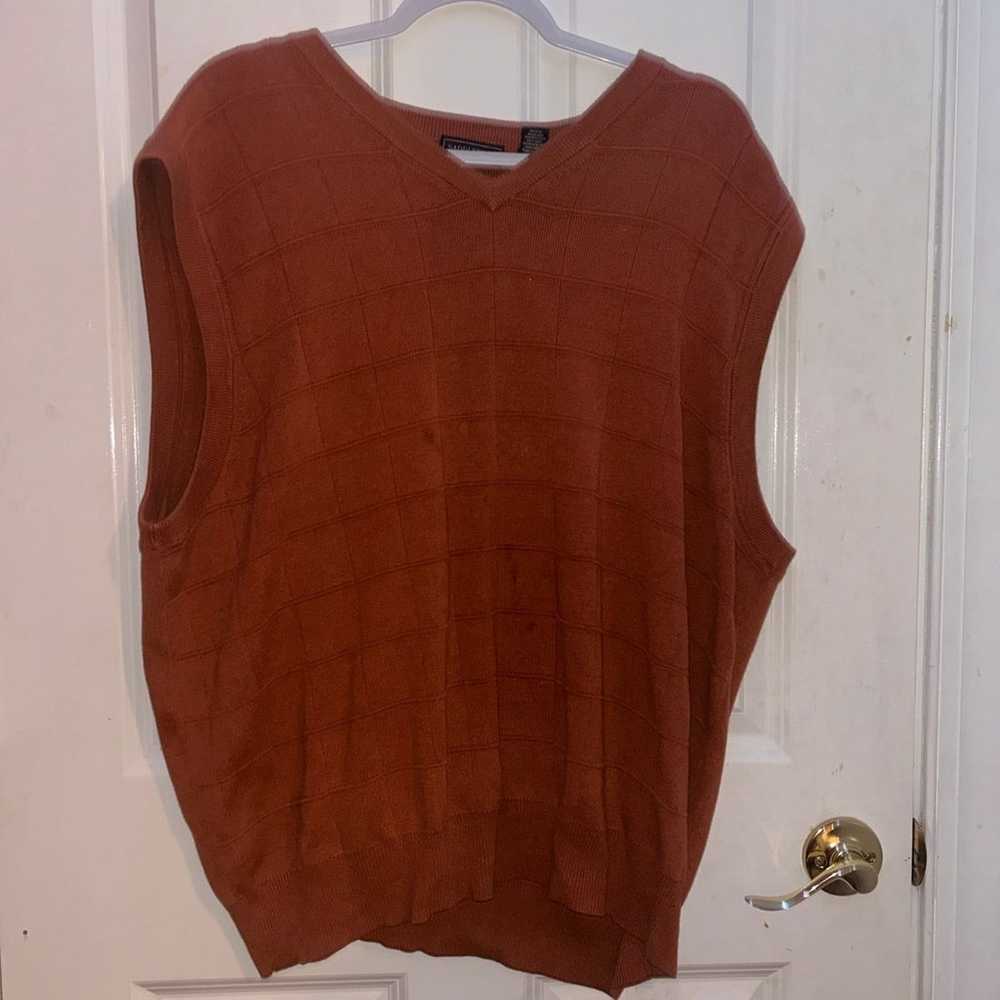 X-Large Orange Sweater Vest - image 1