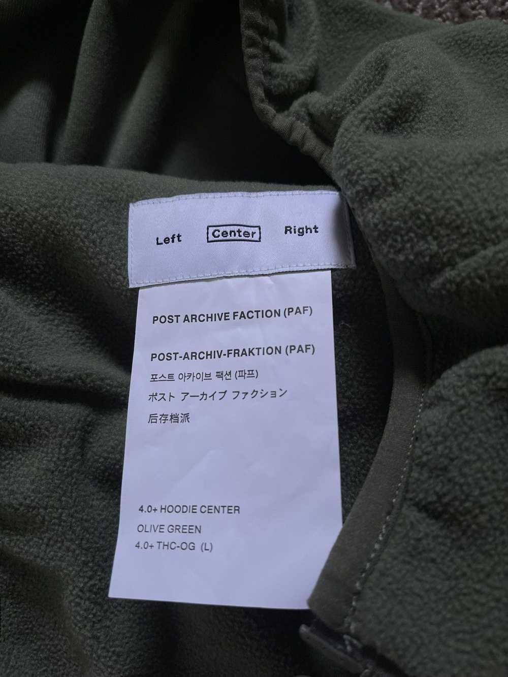 POST ARCHIVE FACTION (PAF) 4.0+ Hoodie (Center) - image 3