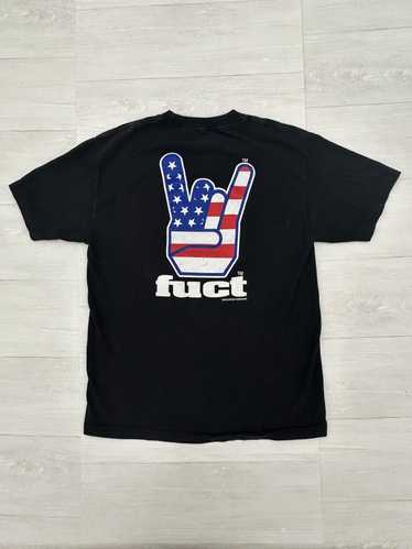 Fuct Fuct " Horned " USA America Hands Tee Black S