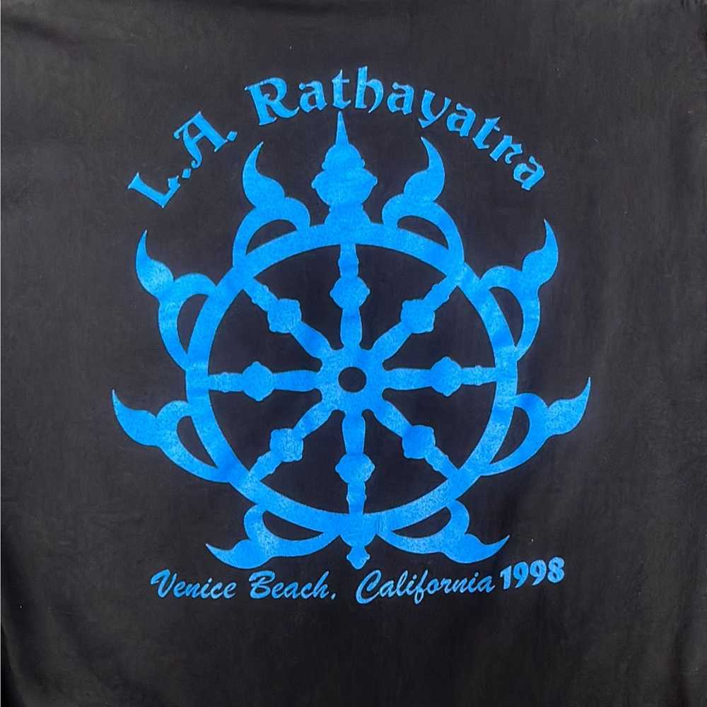 Vintage Vintage 1998 La Rathayatra Venice Shirt L… - image 5