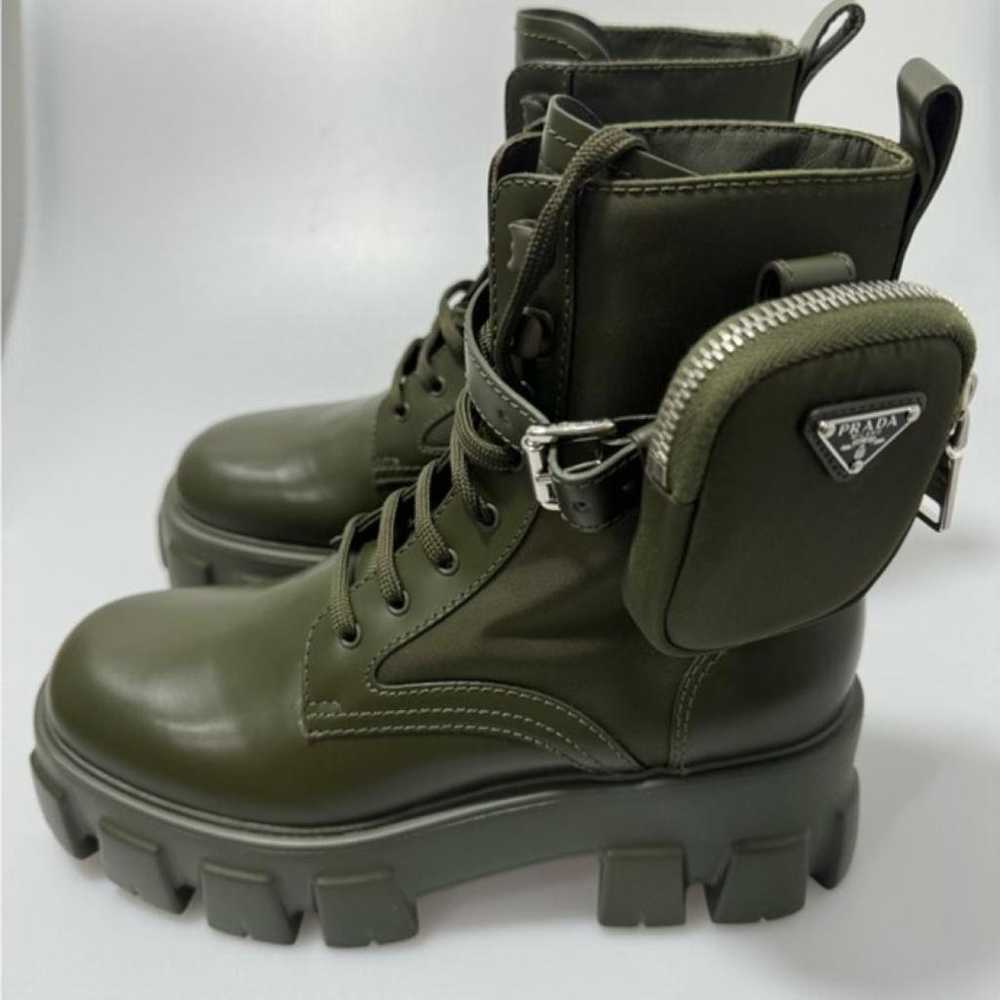 Prada Monolith leather boots - image 3