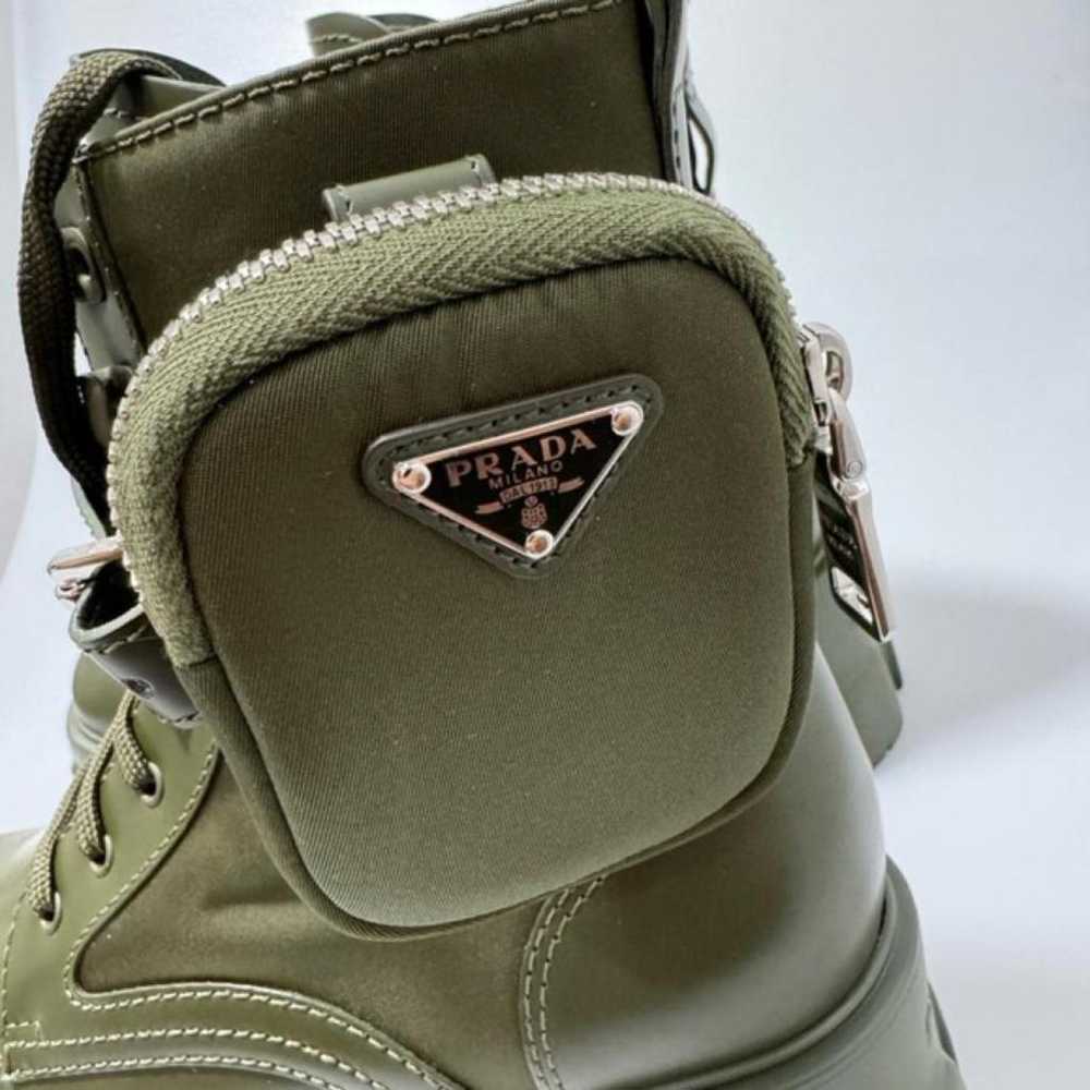 Prada Monolith leather boots - image 4