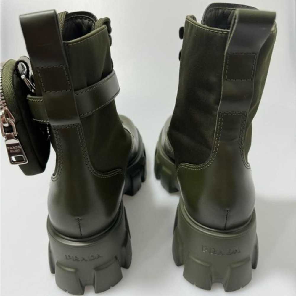 Prada Monolith leather boots - image 8