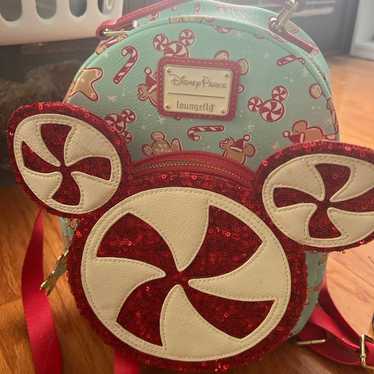 Disney Parks Mickey Christmas Loungefly Backpack