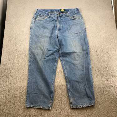 Vintage Cabelas Jeans Adult 42x30 Blue Denim Flann