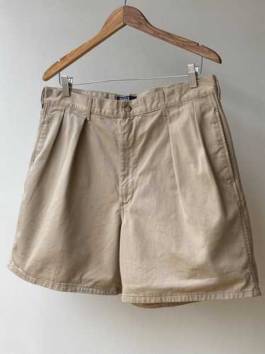 Polo Ralph Lauren Pleated Khaki Shorts—[34]