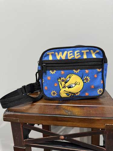 Vintage Tweety Bird Looney Tunes store hobo bag in black