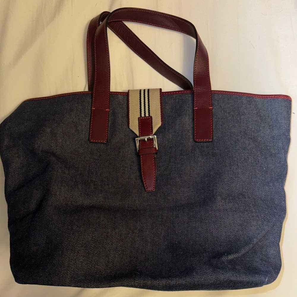 Burberry Denim Tote - image 1