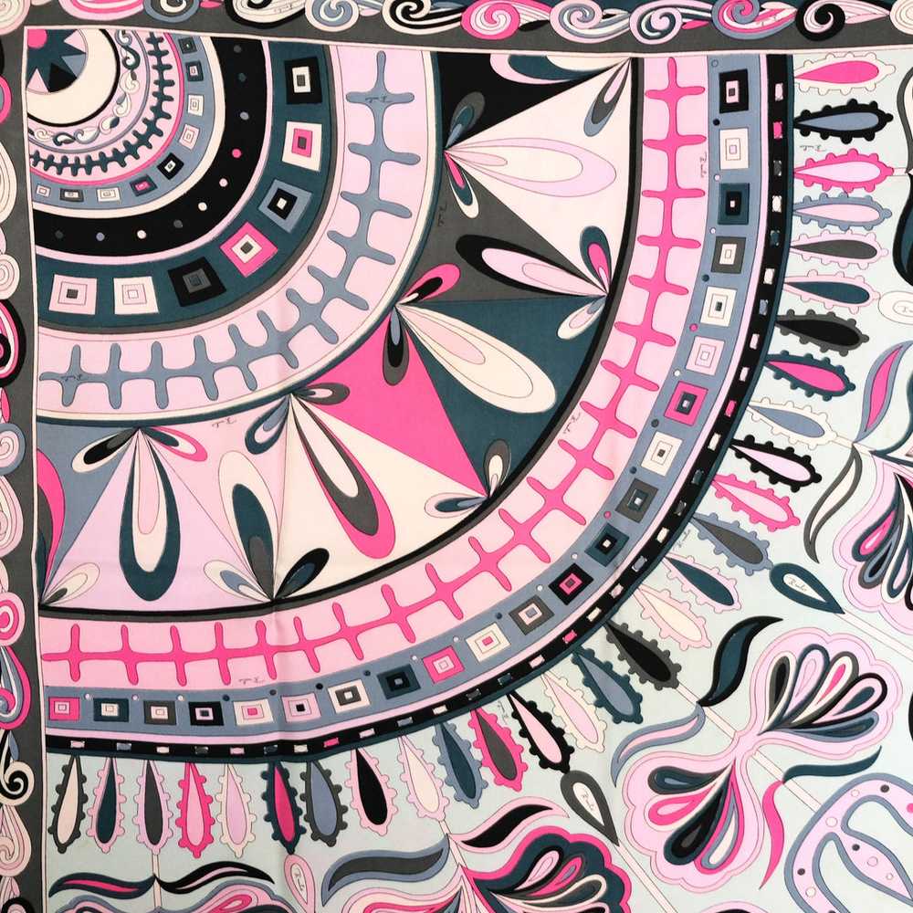 Emilio Pucci Vintage Multicoloured Silk Scarf - image 3