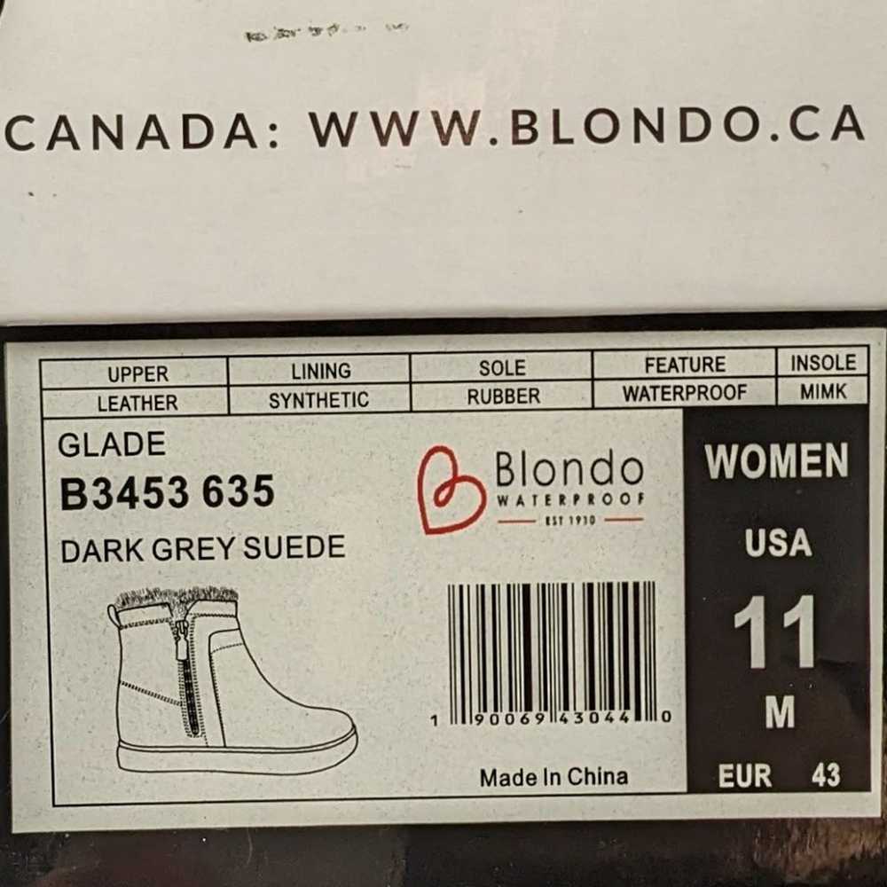Blondo Glade Ankle Boots, Dark Grey Suede, Womens… - image 6