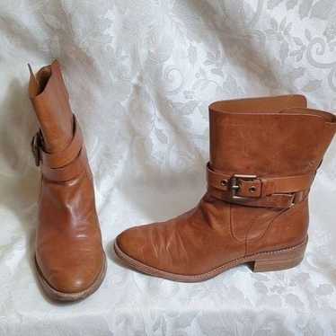 Coach Natural Leather Vintage Ankle Boots