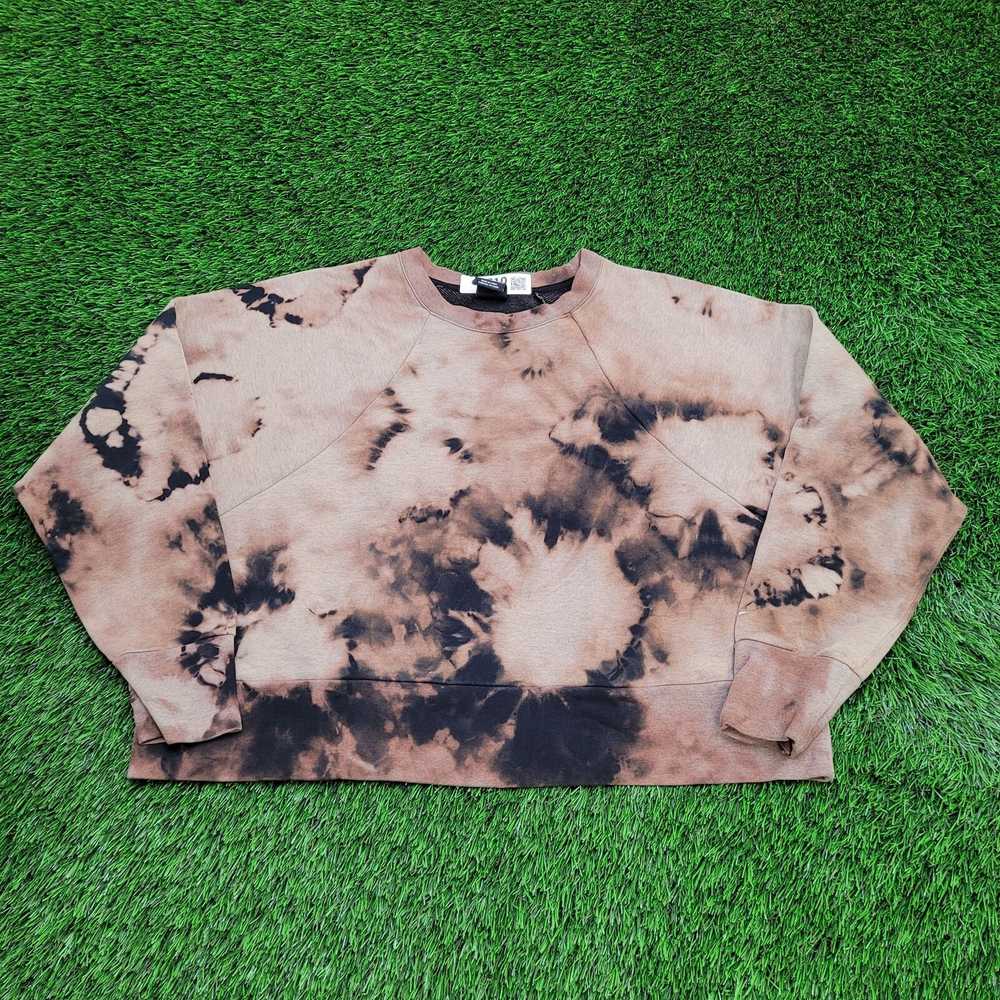 Nike NIKE DRI-Fit Crop Tie-Dye Sweatshirt Womens … - image 1