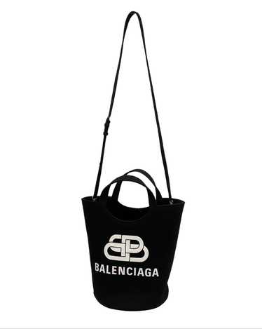 BALENCIAGA/Cross Body Bag/FREE/Graphic/Cotton/BLK/