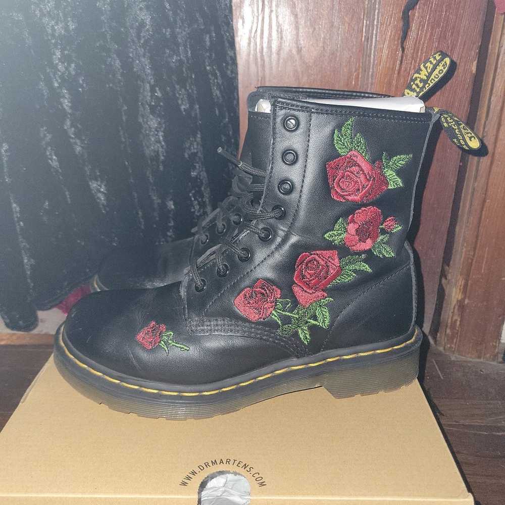 Dr. Martens 1460 Vonda Floral Leather Lace Up U.S… - image 3