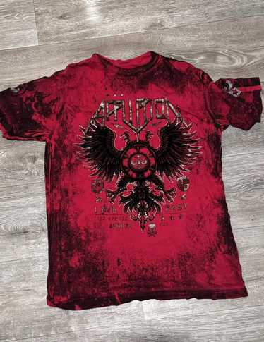 Affliction × Vintage Red Affliction Shirt