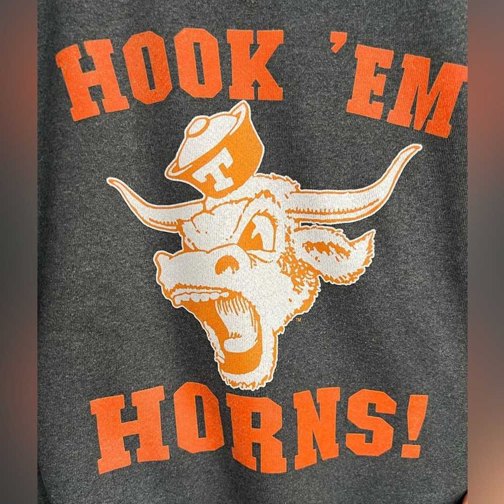 Vintage RARE Vintage Texas Longhorns Sweatshirt 9… - image 2