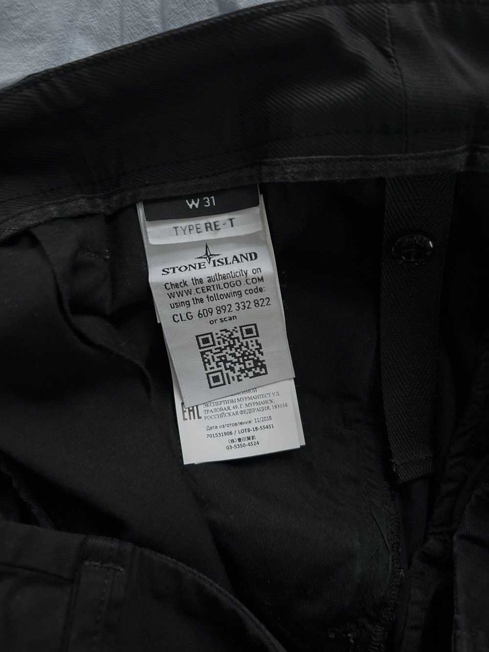 Stone Island Stone Island Cargo Pants Black - image 5