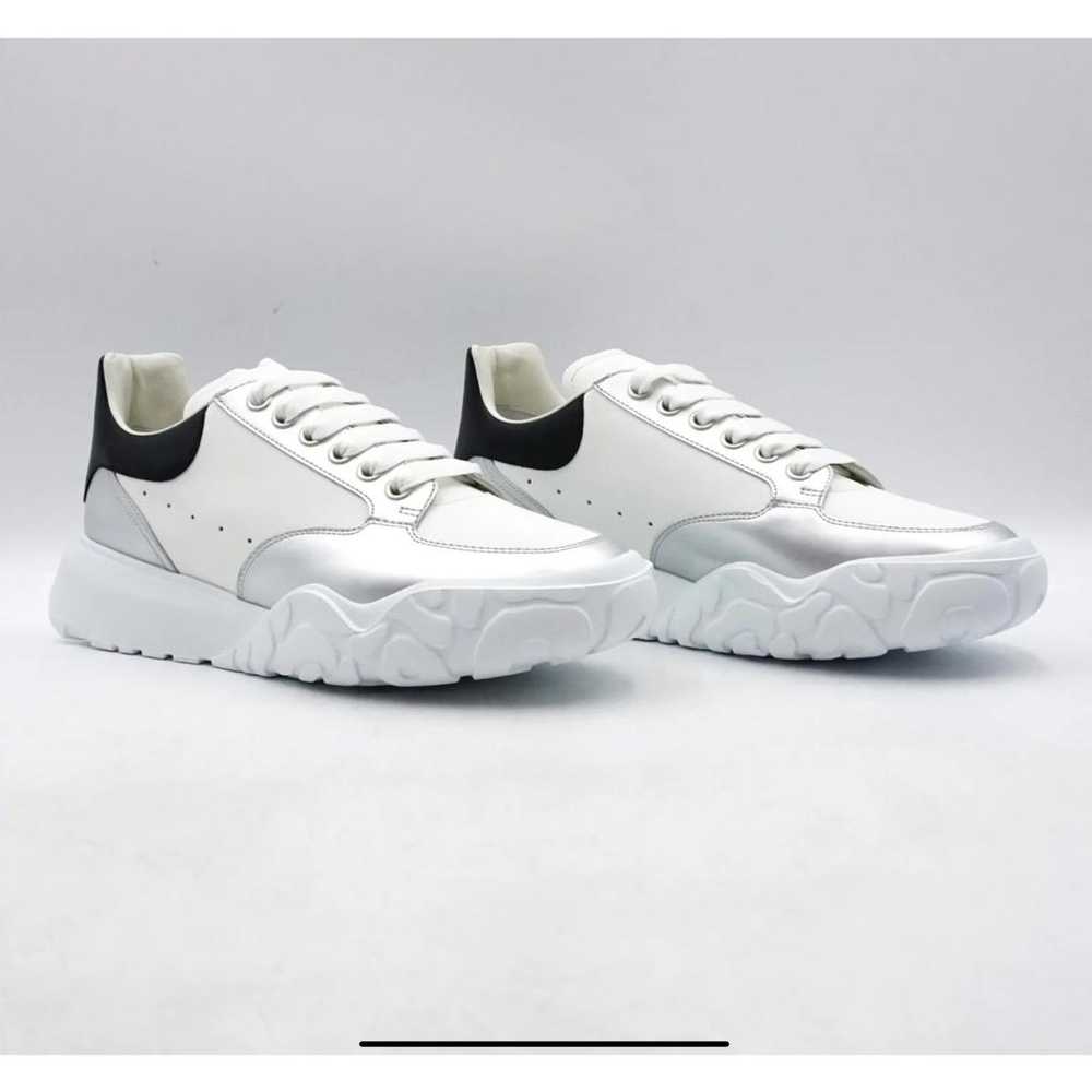 Alexander McQueen Court Trainer leather low train… - image 2