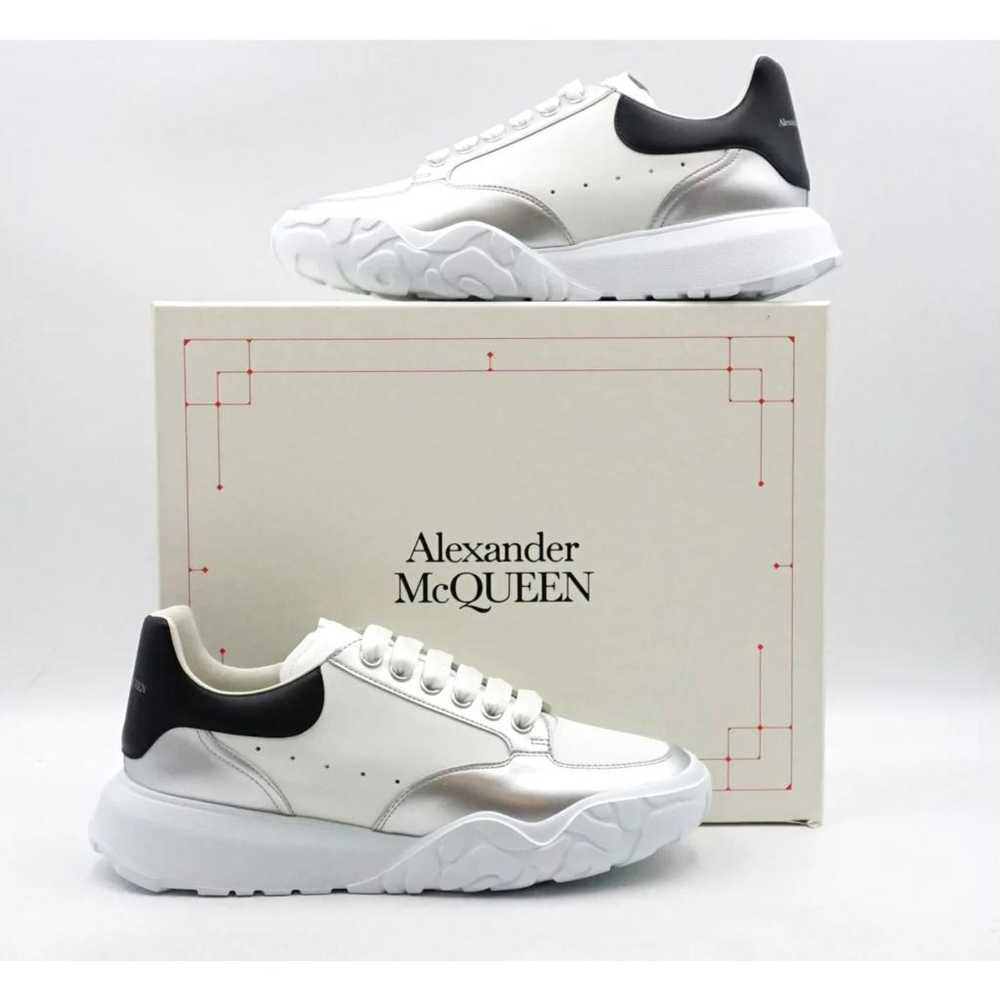 Alexander McQueen Court Trainer leather low train… - image 3