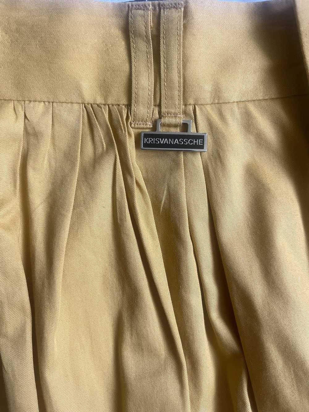 Kris Van Assche Spring 2008 Runway Pants Mustard - image 2