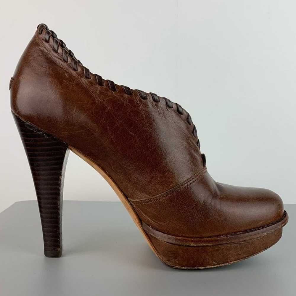 UGG Women Size 8 Jamison Brown Leather 5” Platfor… - image 3