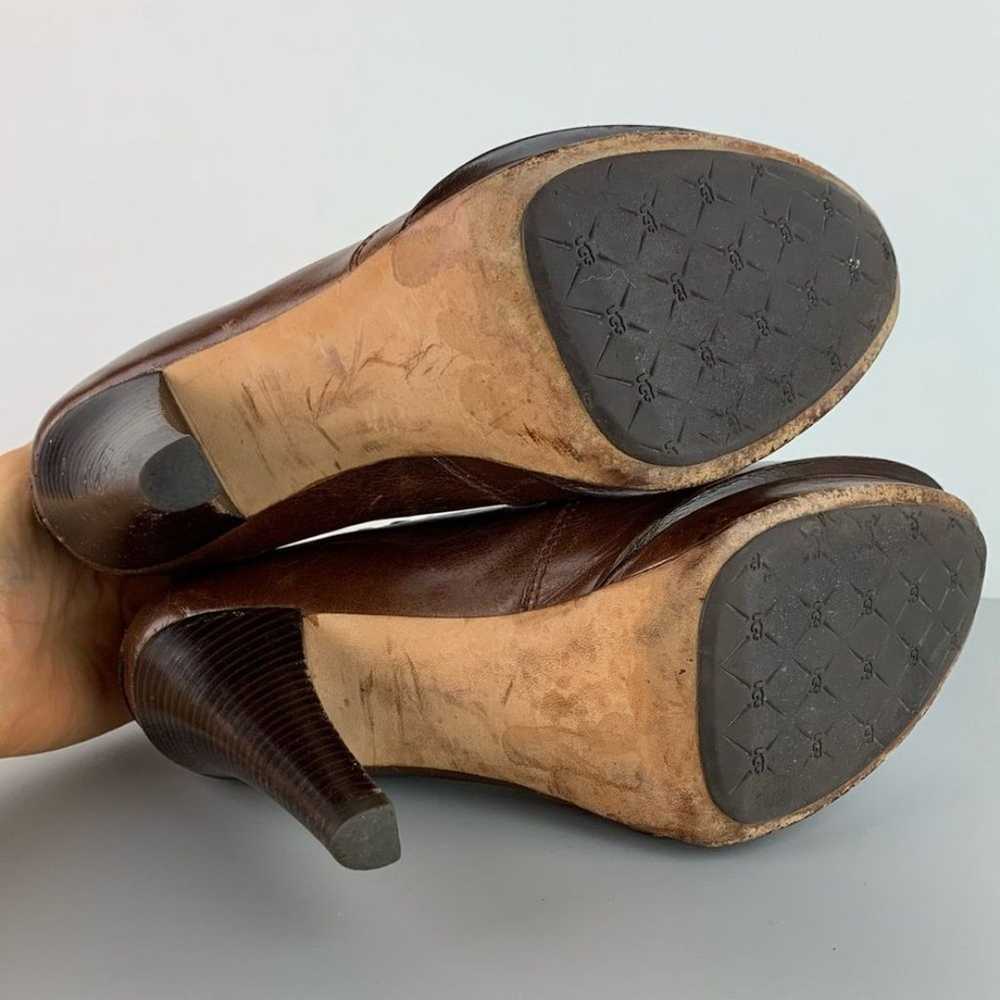 UGG Women Size 8 Jamison Brown Leather 5” Platfor… - image 8