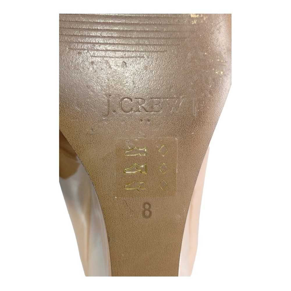 J Crew Sylvia Nude Pink Beige Patent Leather Almo… - image 10