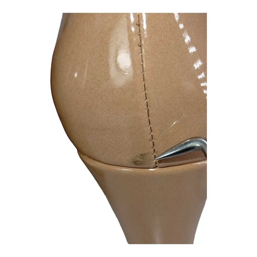 J Crew Sylvia Nude Pink Beige Patent Leather Almo… - image 11