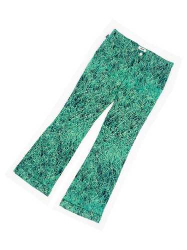 Moschino grass print pants