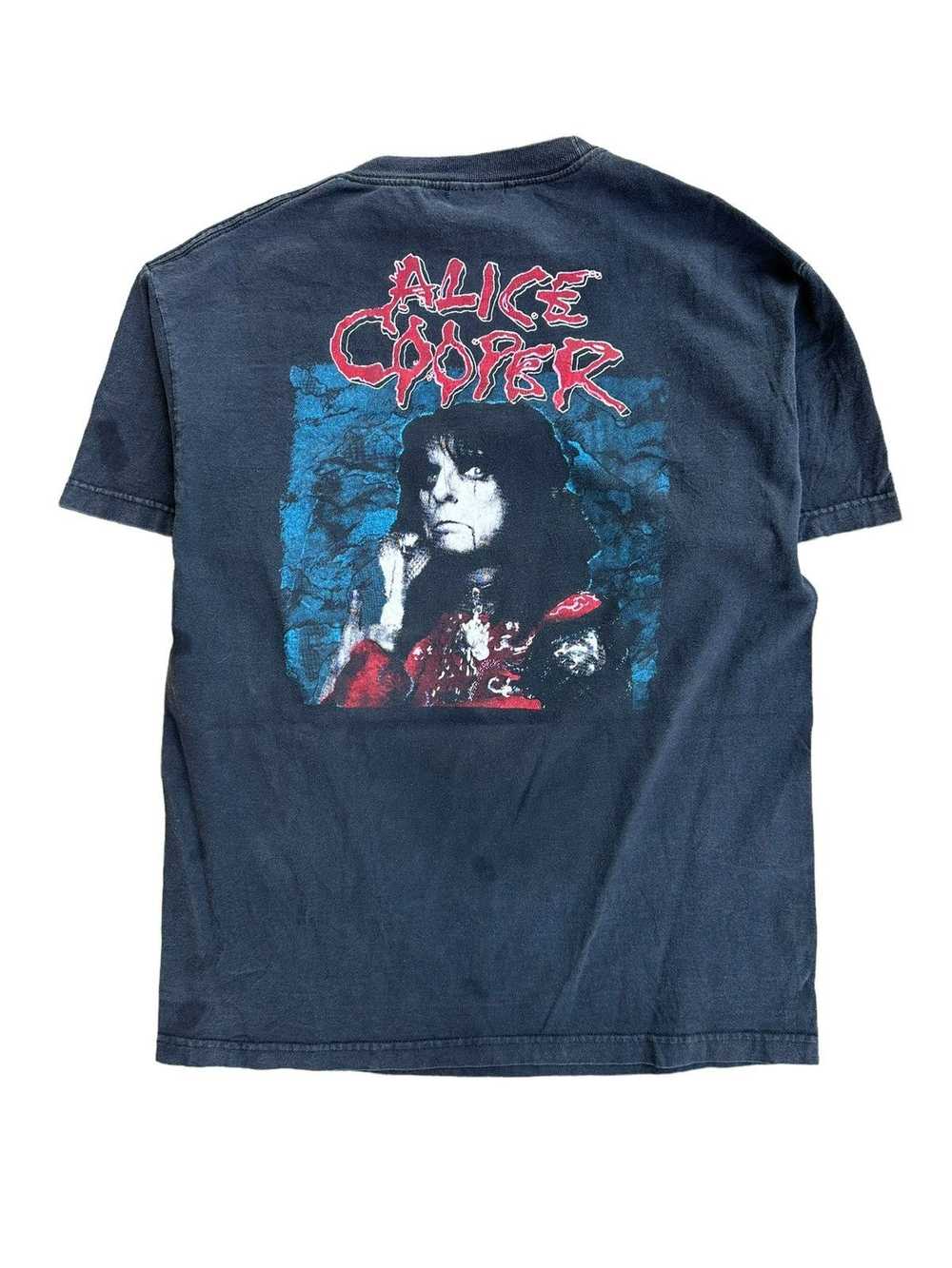 Vintage Vintage 90’s Alice Cooper Rock Artist Ban… - image 2