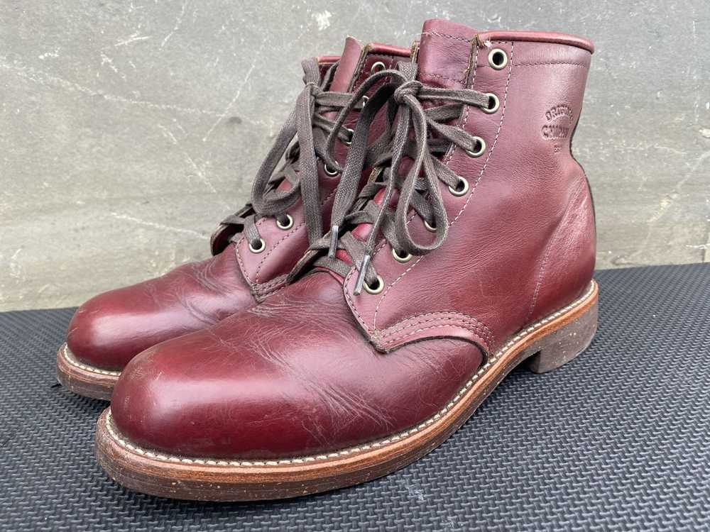 Chippewa Rare Vintage Chippewa Original Burgundy … - image 5