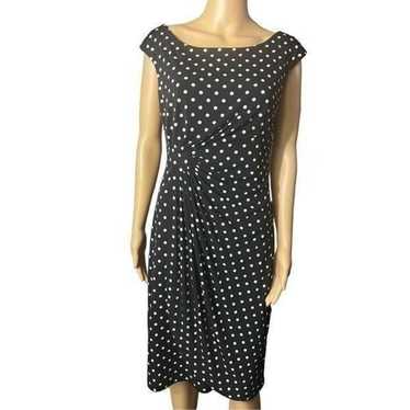 Connected apparel sz 10 polka dot dress