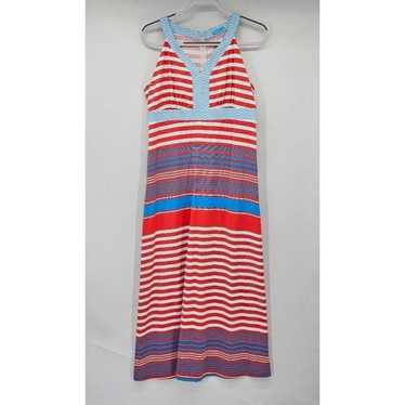 J. McLaughlin Multi Striped Maxi Dress, Size L, Pr