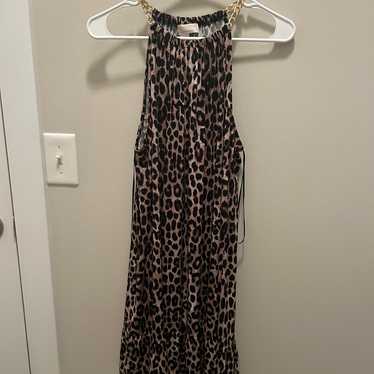 MICHAEL Michael Kors Women's Leopard Halter Dress