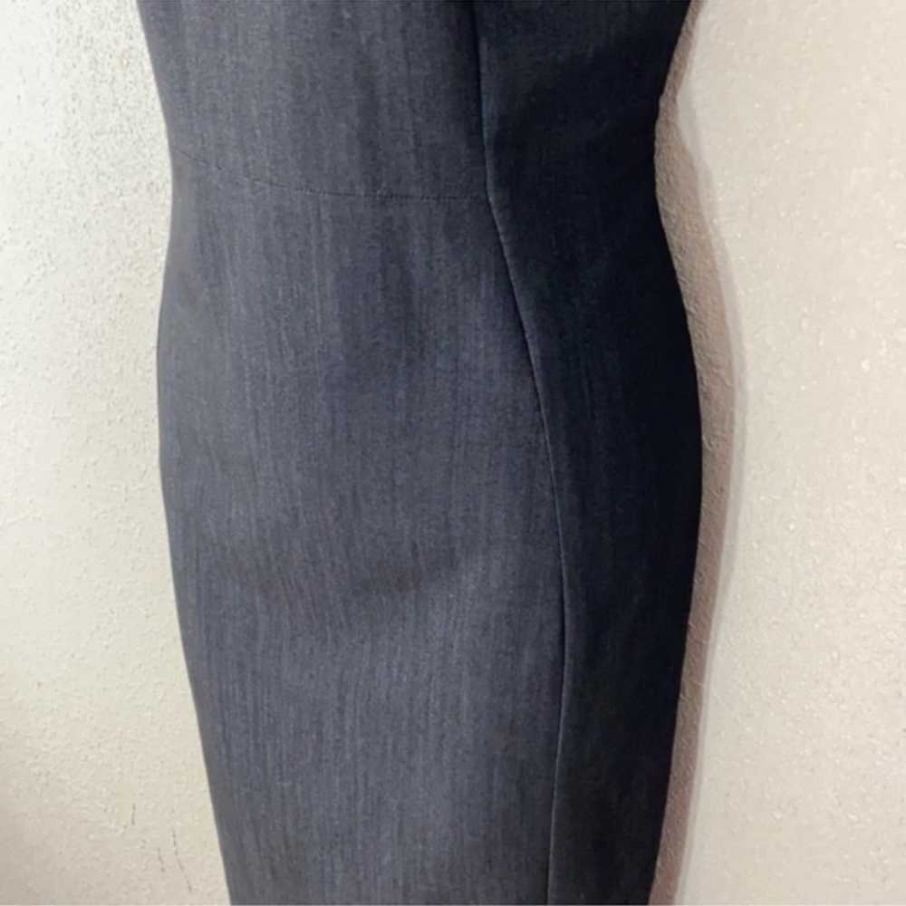 Calvin Klein dark blue denim look sheath dress 8 … - image 4