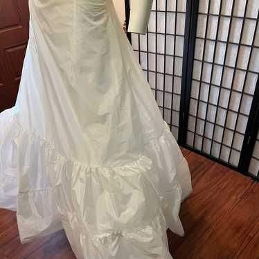 Ladies DAVIDS BRIDAL Wedding Gown Crinoline 2 Tie… - image 1